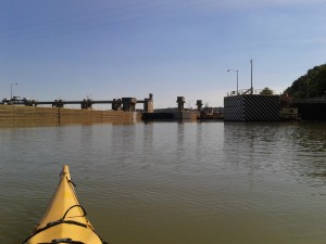 Locked it down at the Cannelton Lock and Dam.